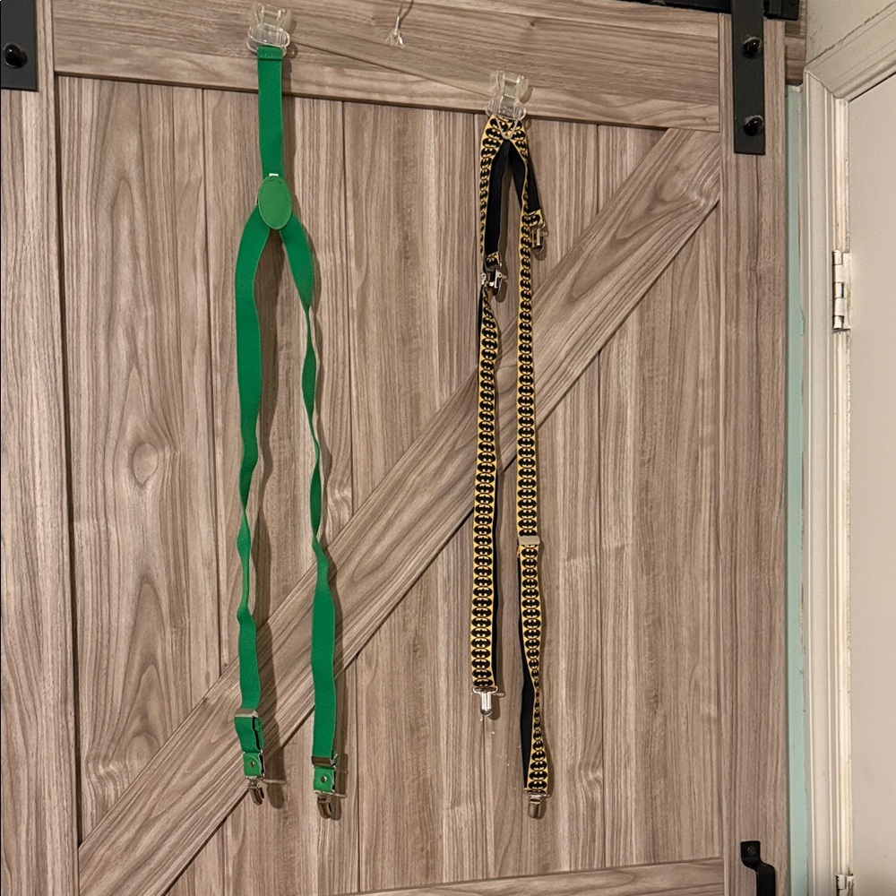 Stylish Green and Batman Kids Suspenders